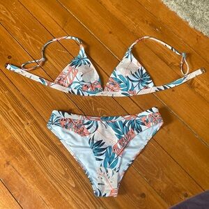 Beach sissy, two piece bikini